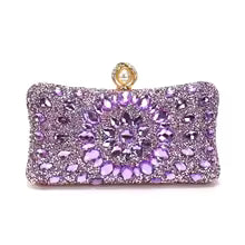 Women's Luxury Pearl Rhinestone Evening Clutch Bag