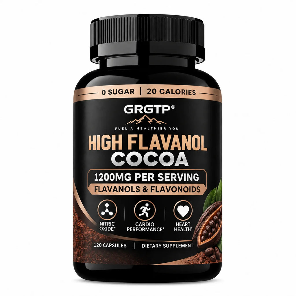 High Flavanol Cocoa Circulation and Cardiovascular Support Capsules