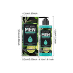 Men Long Lasting Fragrance Shower Gel Deeply Cleansing Exfoliating 3.4 fl oz