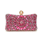 Women's Luxury Pearl Rhinestone Evening Clutch Bag