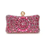 Women's Luxury Pearl Rhinestone Evening Clutch Bag