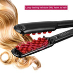 3D Grid Hair Crimper Ceramic Volumizing Waver