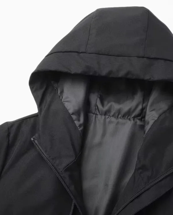 Men's Hooded Softshell Jacket and Pants Two Piece Set