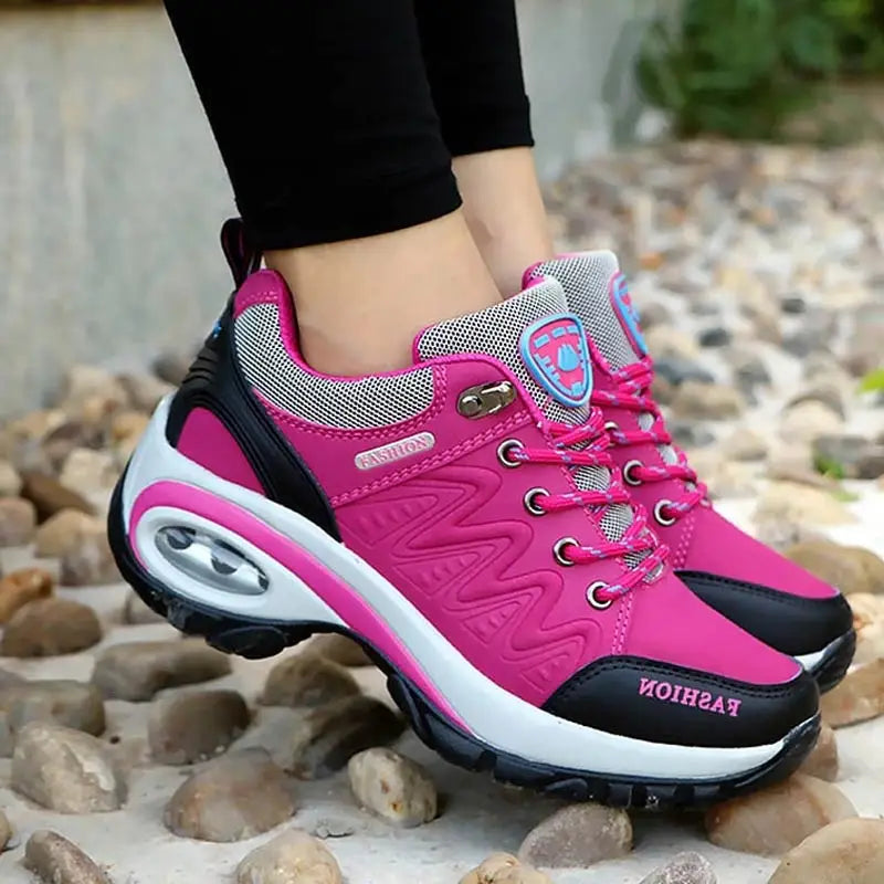 Women's Platform Non-Slip Low Top Running Shoes