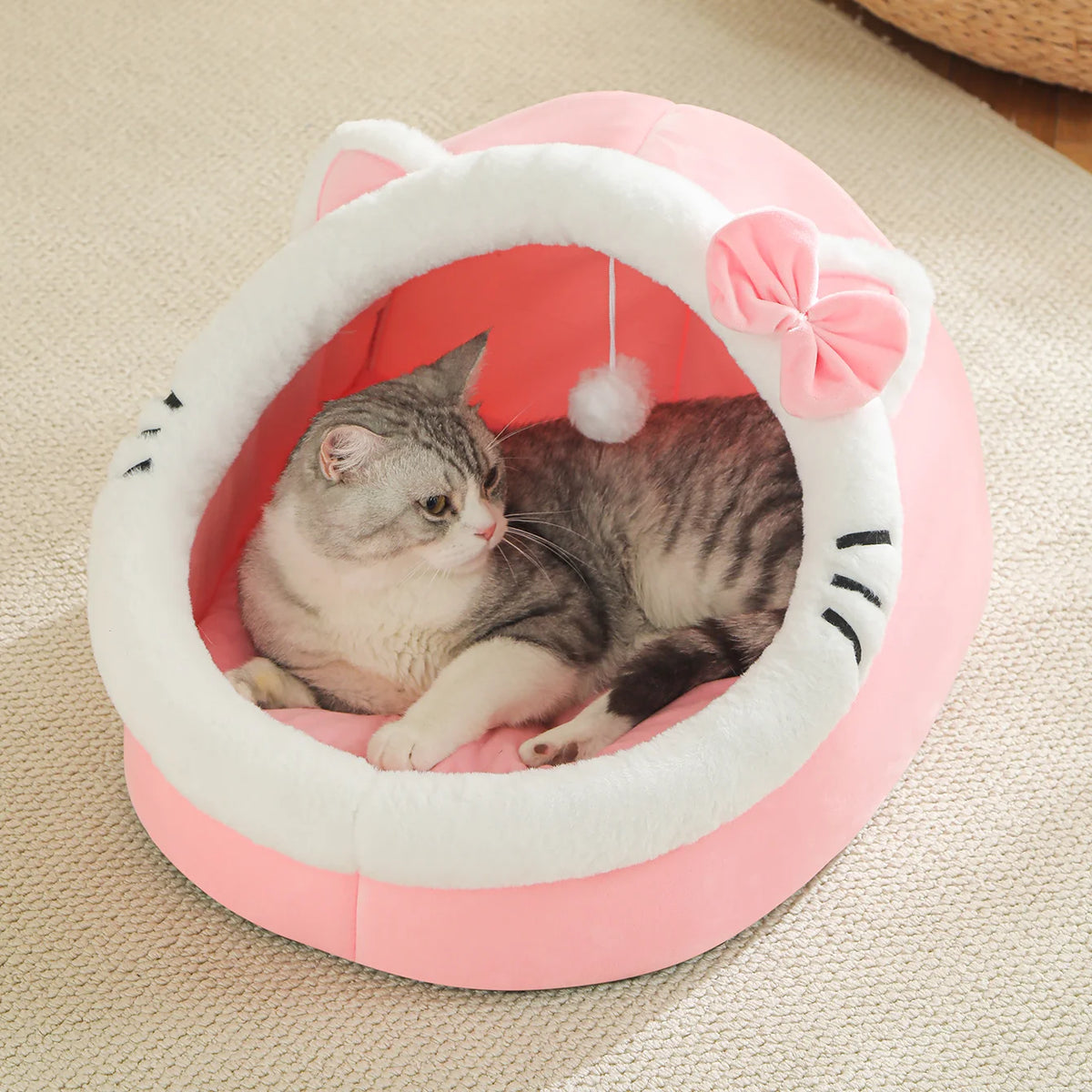 Universal Soft Cave Bed House for Cats Dogs