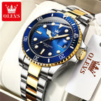 Men's Quartz Stainless Steel Watch with Auto Date