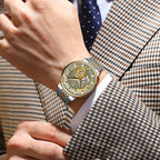 Men's Luminous Skeleton Tourbillon Automatic Watch