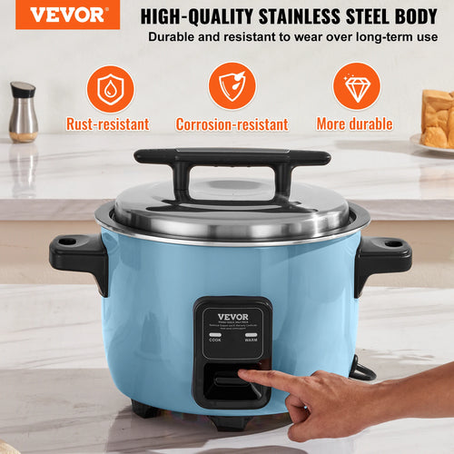 Commercial Electric Rice Cooker with Aluminium Nonstick Inner Pot