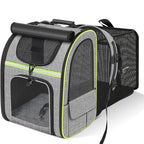 Expandable Breathable Mesh Pet Carrier Backpack for Cats