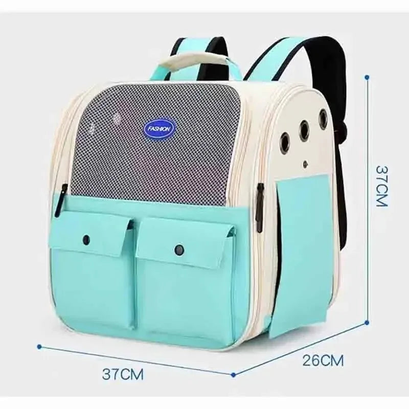 Large Capacity Pet Backpack Carrier for Cats Dogs