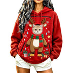 Unisex Christmas Pattern Pet Carrier Pouch Hoodie