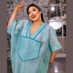 Women's Dashiki Abaya Dubai Kaftan Evening Dress