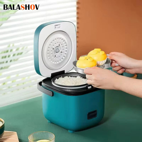 1.3-Quart Mini Electric Rice Cooker and Food Steamer