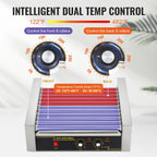 Electric Commercial Hot Dog Roller and Sausage Grill Machine 110V