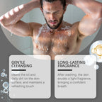 Men Long Lasting Fragrance Shower Gel Deeply Cleansing Exfoliating 3.4 fl oz