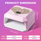 Portable UV Nail Dryer Lamp 21 LEDs for Gel Polish