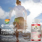 Krill Oil Phospholipid Omega-3 Astaxanthin EPA DHA Softgels