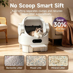 XL Automatic Self Cleaning Open Top Cat Litter Box for Cats