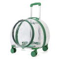 Portable Breathable Rolling Pet Carrier Suitcase for Cats Dogs