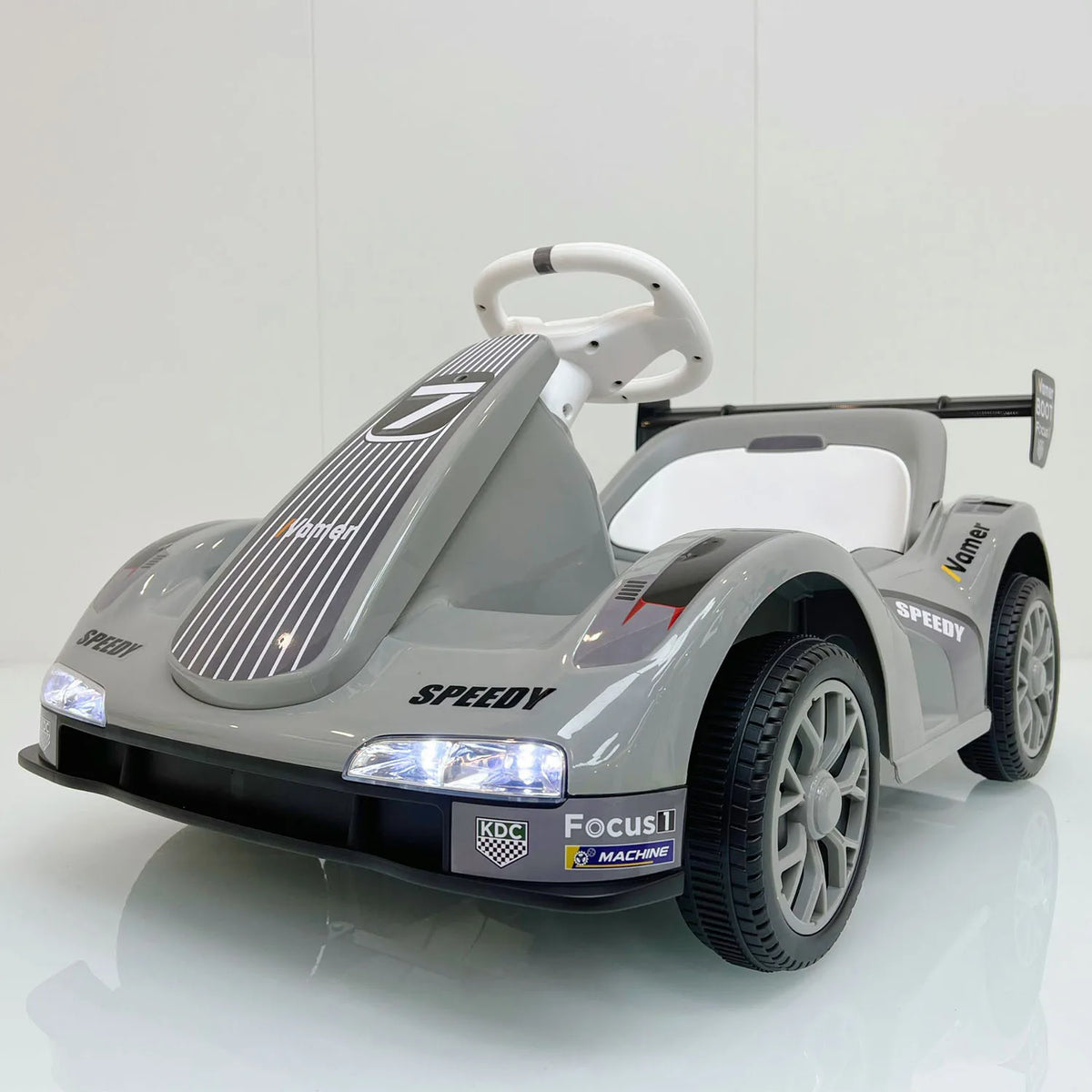 Kids 6V Electric Drift Go Kart Ride-On Toy with Remote Control