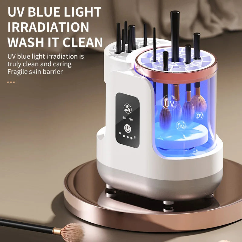 USB Electric Makeup Brush Cleaner 3-in-1 Quick-Drying