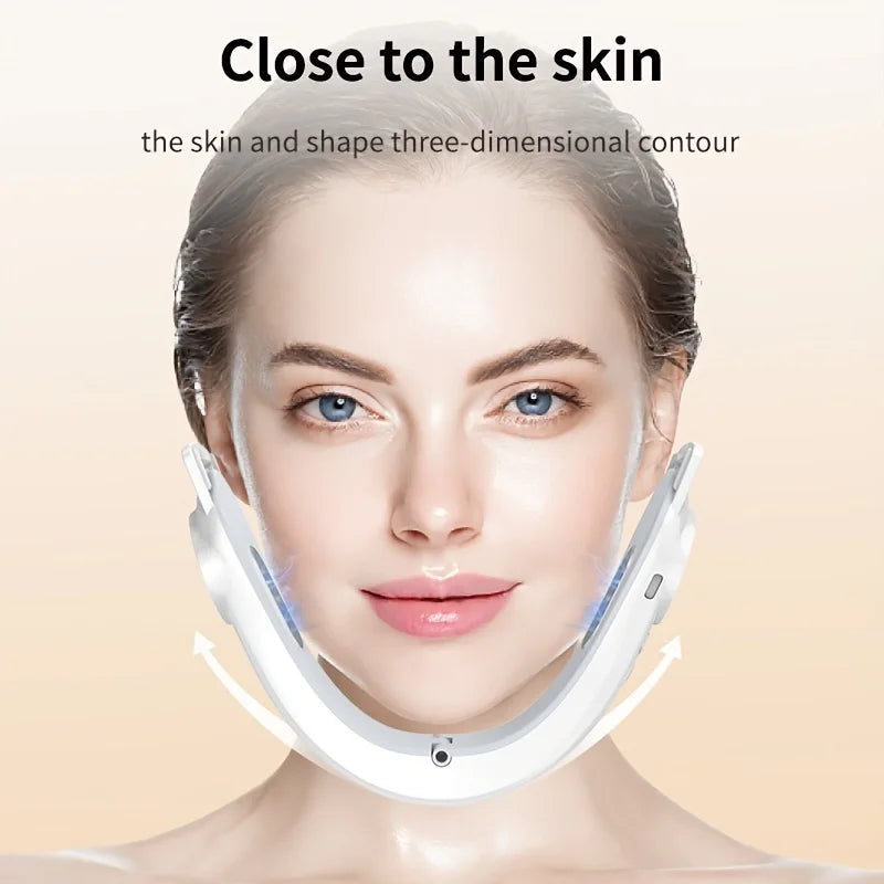EMS V Face Lifting Massager 9 Levels Chin Cheek Lift Belt