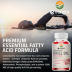 Krill Oil Phospholipid Omega-3 Astaxanthin EPA DHA Softgels