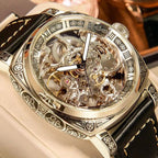 Men's Automatic Tourbillon Hollow Mechanical Watch
