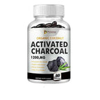 Activated Charcoal Capsules Digestive Bloating Relief