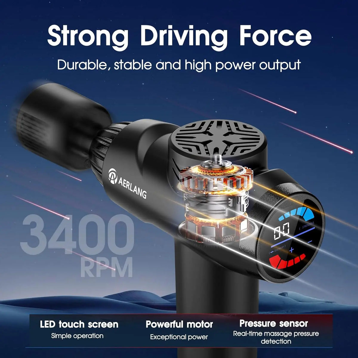 Hot and Cold Deep Tissue Muscle Percussion Massage Gun