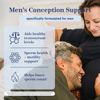 Male Fertility Support Reproductive Health Energy Dietary Supplement Capsules