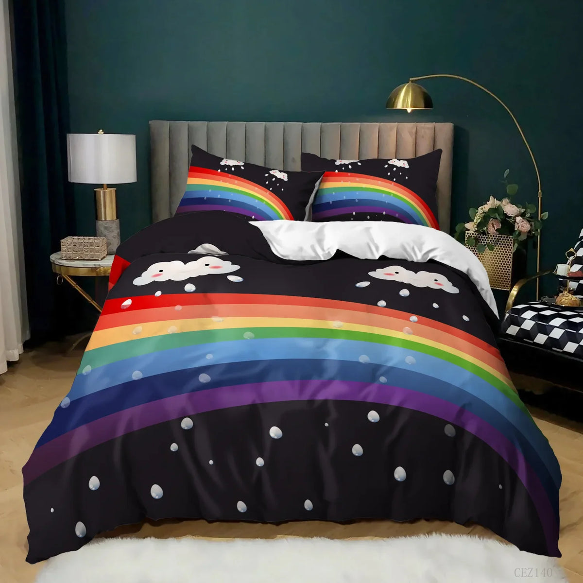 Rainbow Pride Duvet Cover Set with Pillowcases