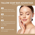 Brightening Tallow Soap Deep Clean Moisturizing Body Bar