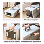 Foldable Pet Travel Carrier Suitcase Bag for Cats Dogs