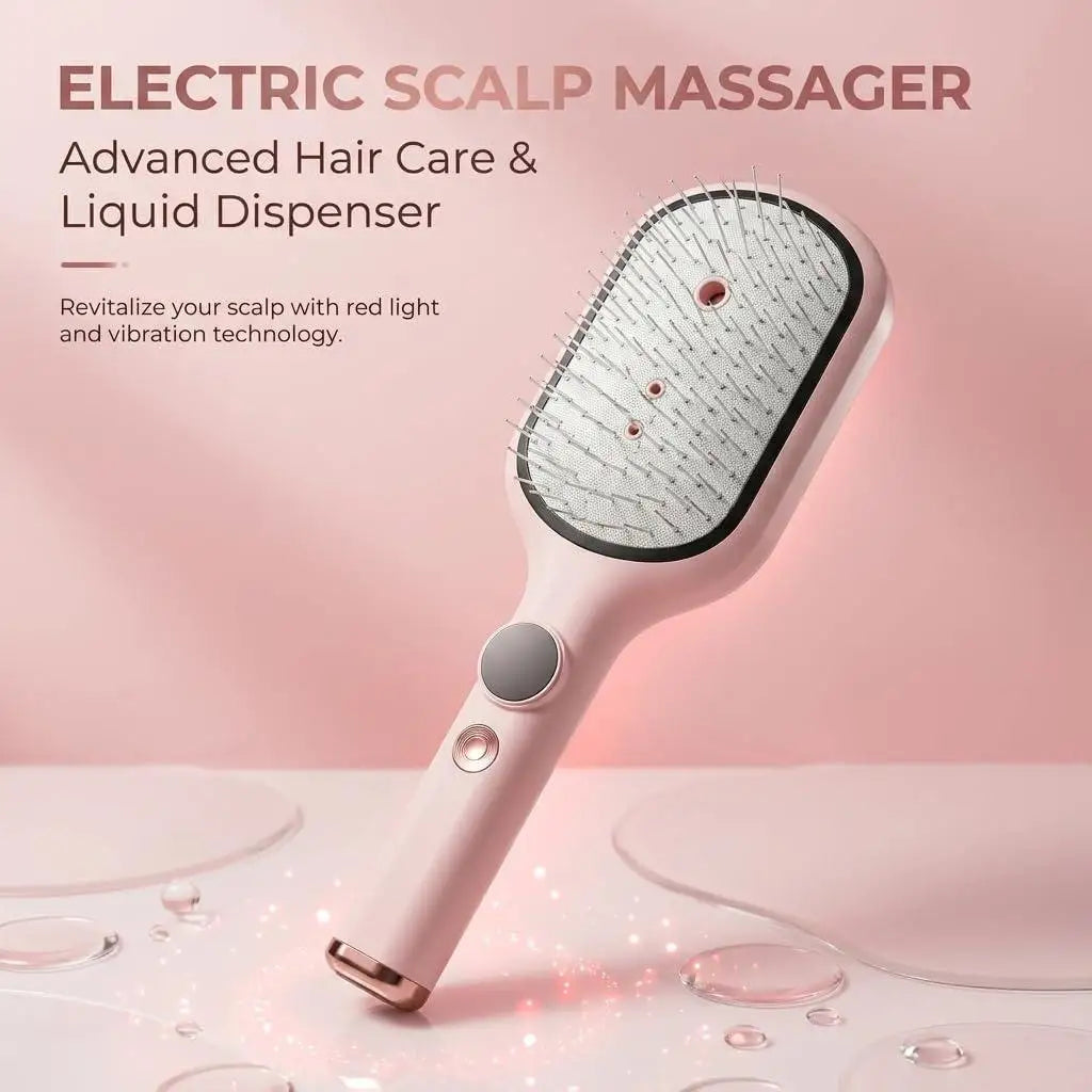 3-in-1 Rechargeable Electric Spray Hair Brush