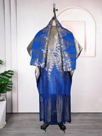 Women's African Traditional Evening Gown Maxi Dress
