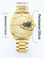 Men's Creative Triangular Dial Quartz Watch
