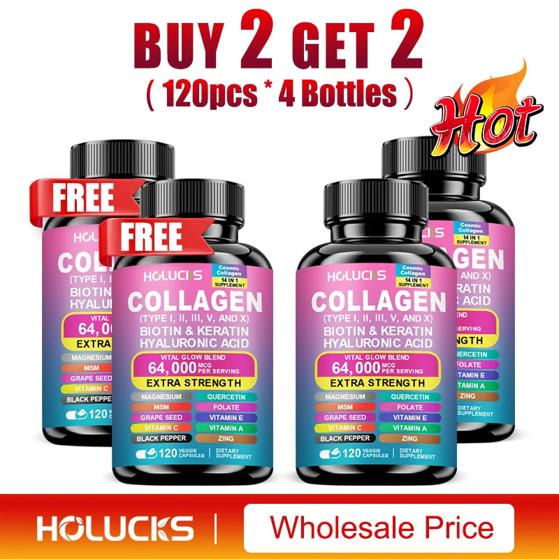 Multi Collagen Capsules with Biotin and Keratin