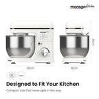 Electric 8-Speed Tilt-Head Stand Mixer and Blender 1000W