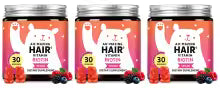 Biotin Gummies 5000 mcg Hair Skin Nails Support Vegan 30 Count