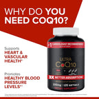 Ultra CoQ10 100mg Softgels Heart Health Energy Supplement
