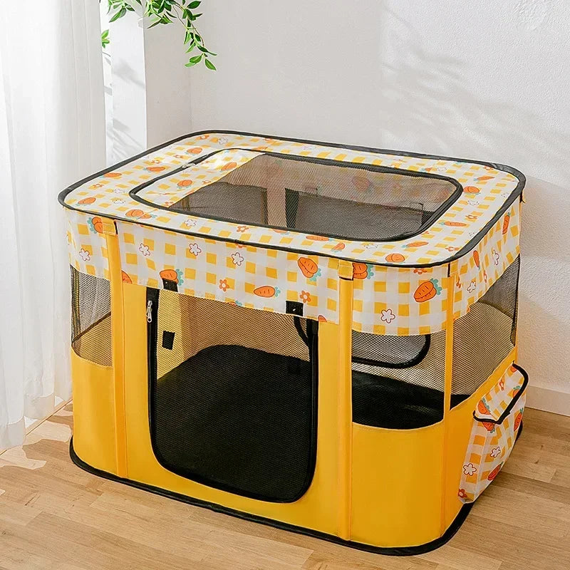 Folding Pet Delivery Room Tent Bed for Cats Dogs