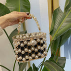 Women's Luxury Hollow Out Rhinestone Evening Clutch Bag