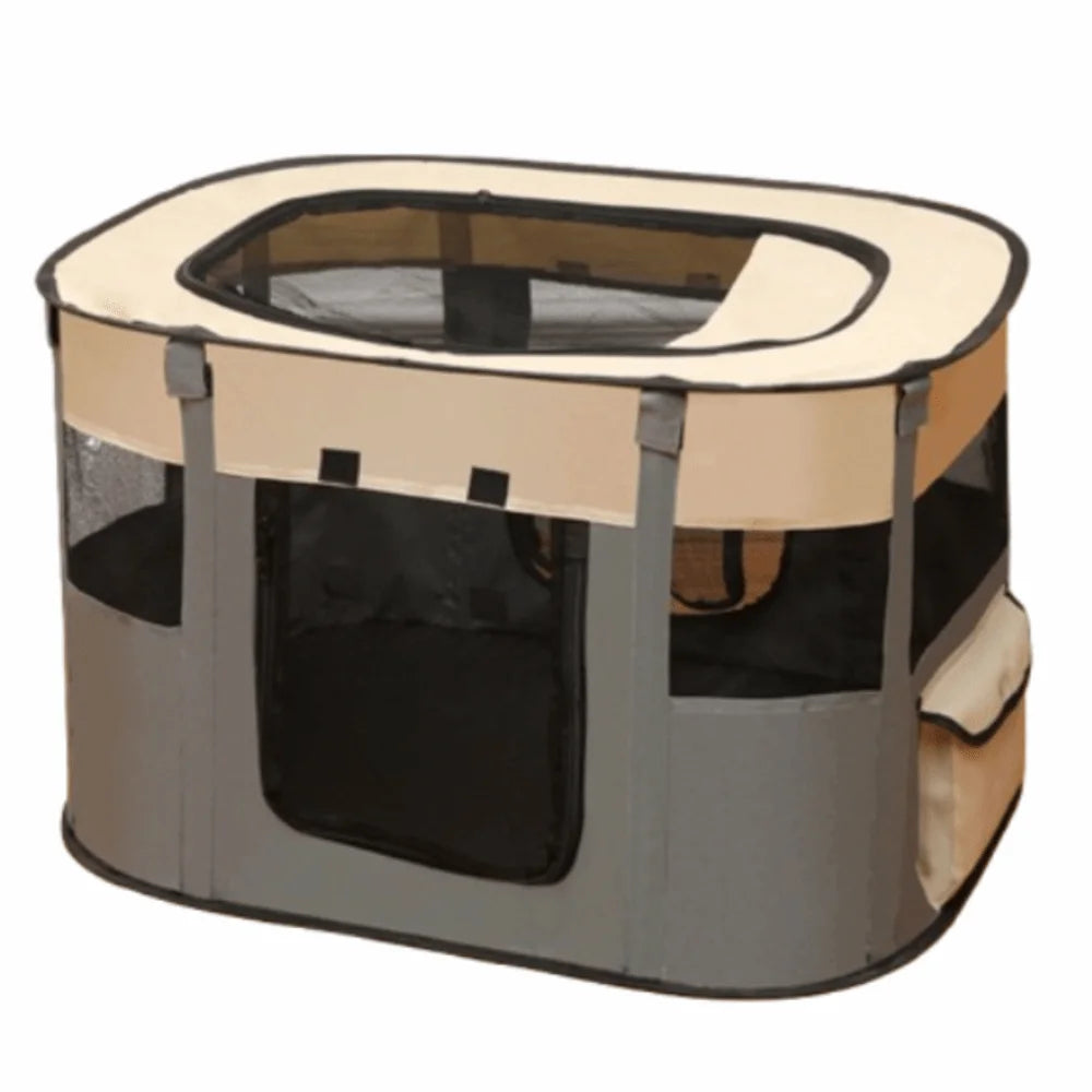 Portable Pet Playpen Folding Cage for Cats Dogs