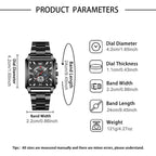 Men's Fashion Vintage Square Quartz Wristwatch