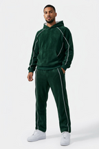 Men's Casual Zip-Up Hoodie and Pants Tracksuit Set