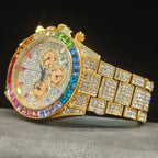 Men's Luxury Hip Hop Diamond Quartz Wristwatch
