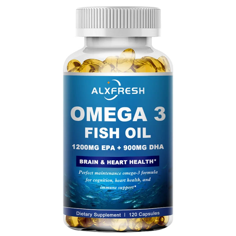 Omega 3 Fish Oil High EPA DHA Dietary Supplement Softgels