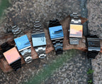 Men's Fashion Square Stainless Steel Quartz Wristwatch