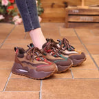 Women's Casual Color Block Thick Sole Sports Shoes
